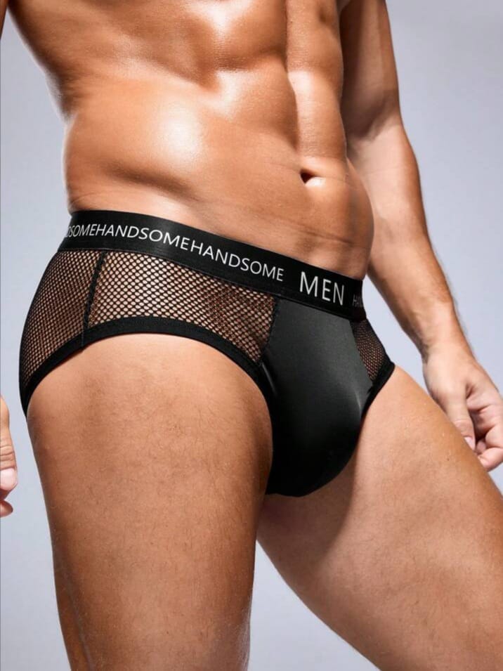 Men's Mesh Panel Briefs